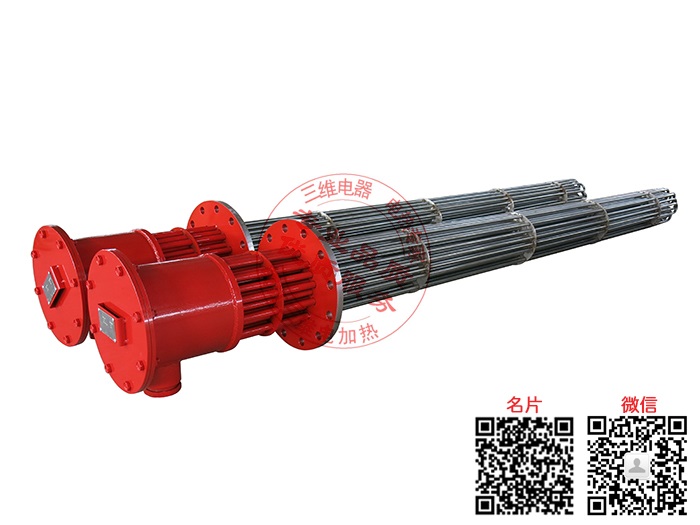 產品名稱：插入式電加熱器
產品型號：SWDL-FL-A-B/A為法蘭直徑,B為功率大小
產品規格：0KW～10000KW/非標定制